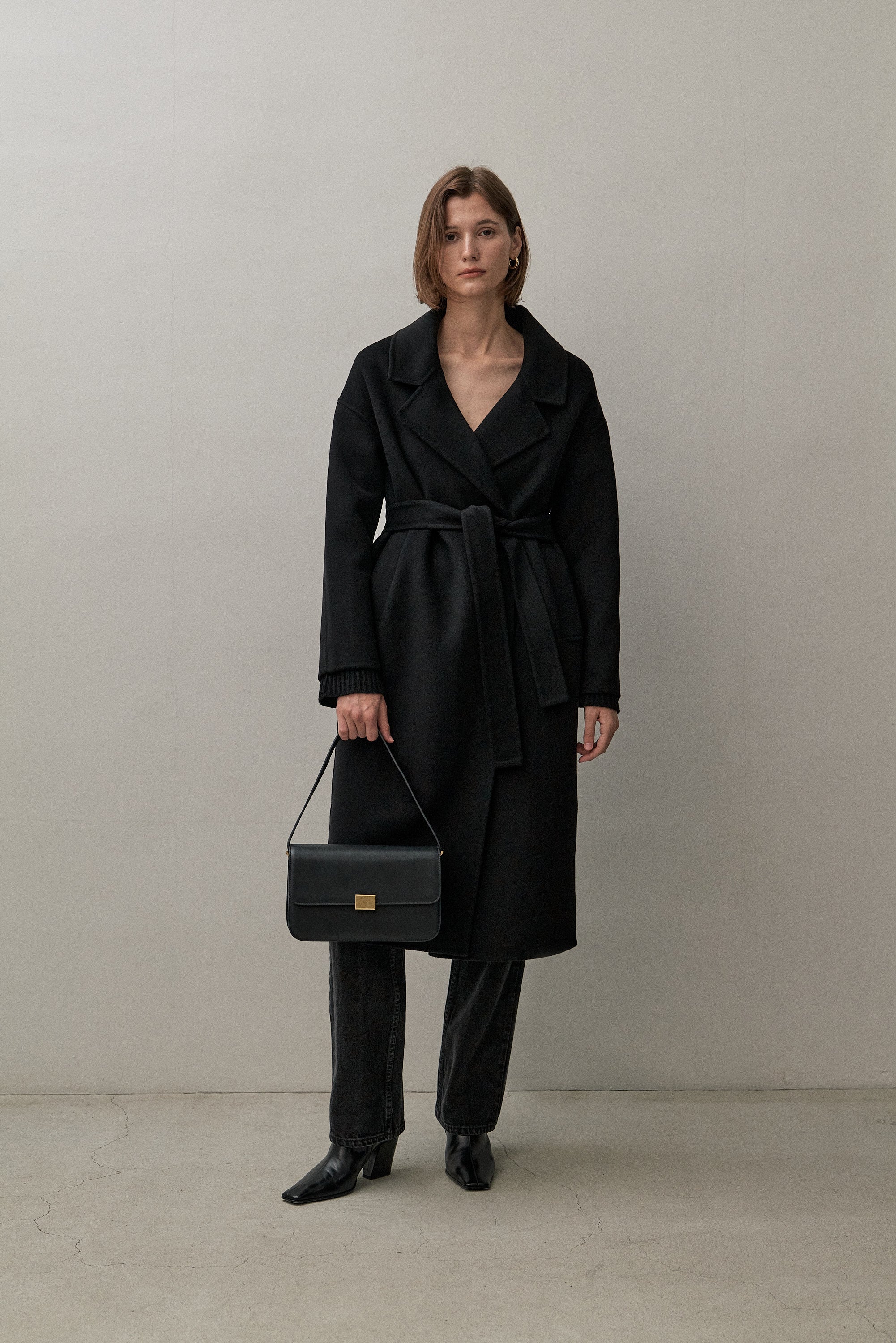 THE LONDON COAT - BLACK 90/10 – THE CURATED